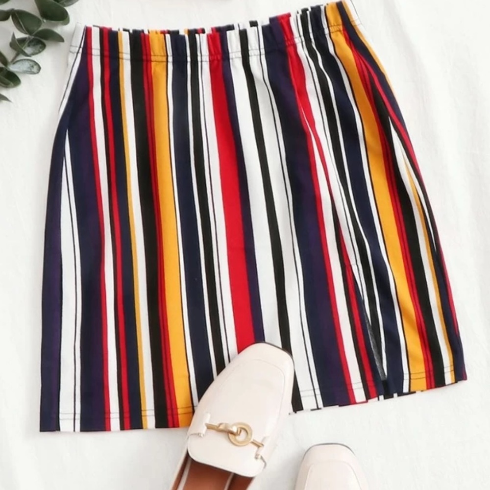 Shein Multicolored Mini Skirt